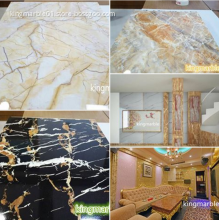 UV sheets/ UV board plastic Indoor Use UV PVC marble sheets